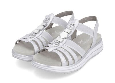 Remonte Riemchen-Sandale mit Metallschmuck 