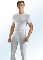 Hermko Dreierpack Schlupfjacken aus Feinripp, wei&szlig; 