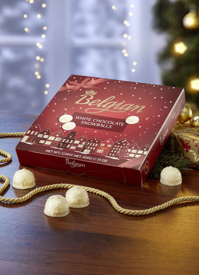 Belgische Snowballs-Pralinen 