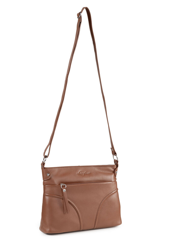 Laurina, Tasche, Damen, mit verstellbarem Umhängeriemen COGNAC