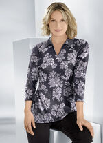 Pullover mit farbbrillantem Druck 