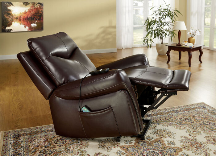 Bequemer Relaxsessel mit XXL-Sitzkomfort BRAUN