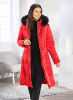 Mantel mit abnehmbarer Kapuze 