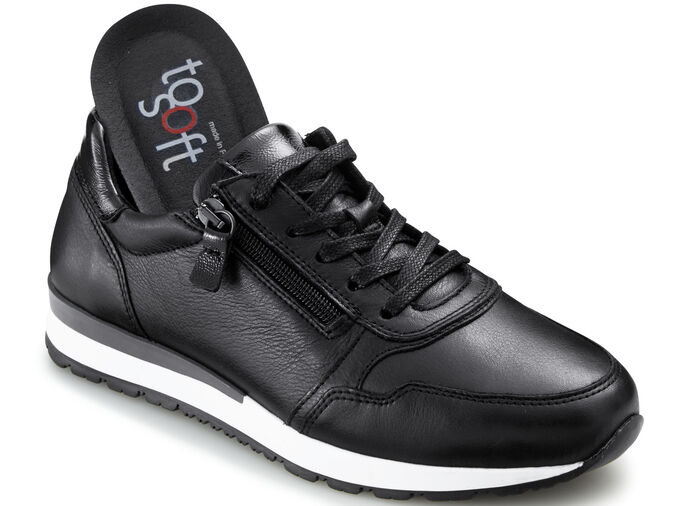 Toosoft Sneaker aus Nappaleder SCHWARZ