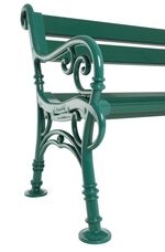 Gartenbank aus Voll-Kunststoff 