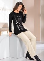 Shirt mit platziertem Druck 