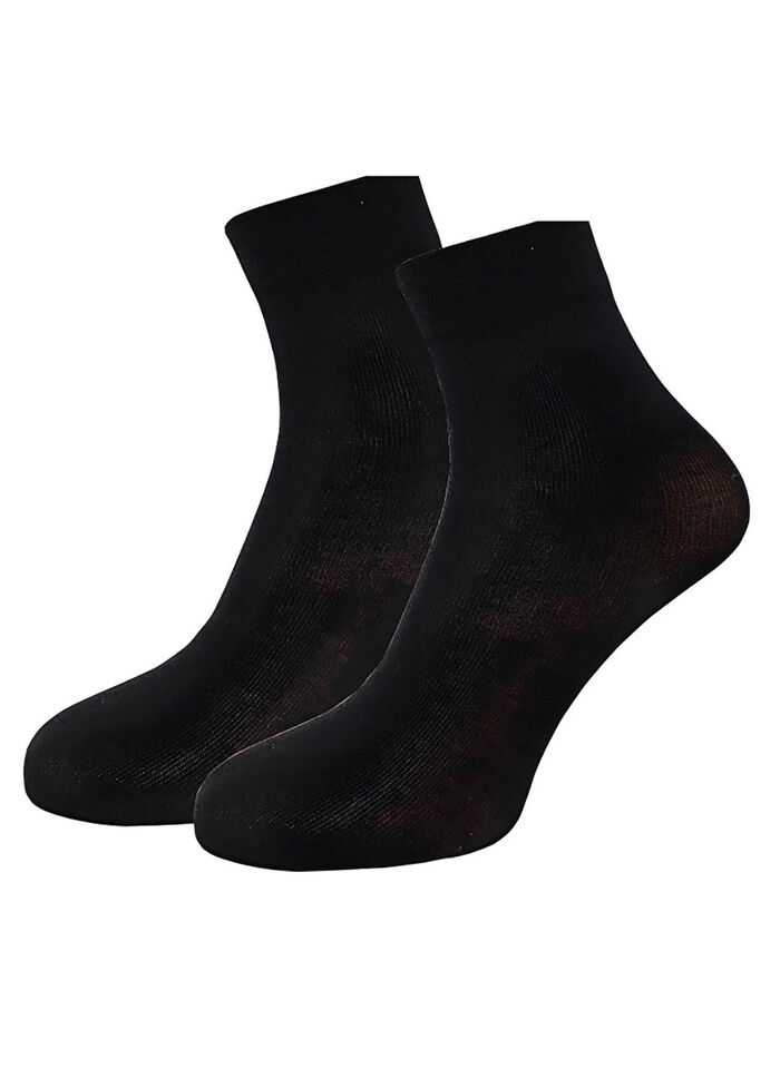 «Cotton-Feeling» Söckchen, Dreierpack SCHWARZ