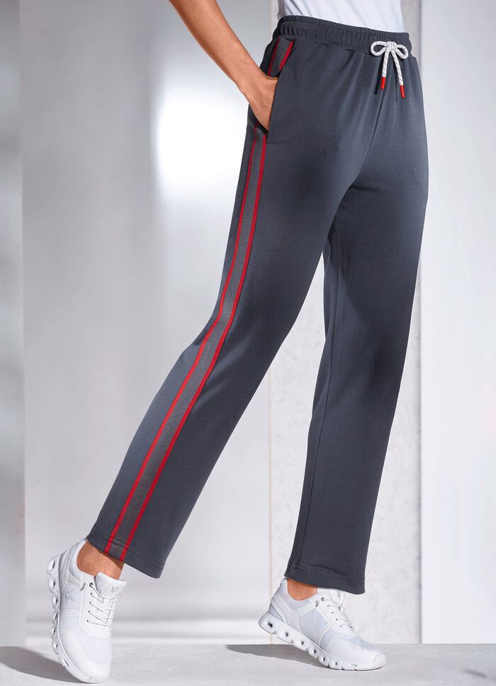 Freizeithose von &laquo;Plantier&raquo; ANTHRAZIT-ROT