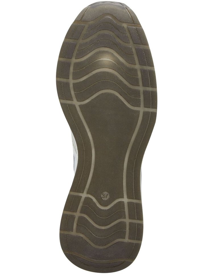 ELENA EDEN Spangenschuh mit Glitzereins&auml;tzen WEISS-EISGRAU