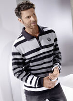 Poloshirt mit Reissverschluss-Brusttasche 