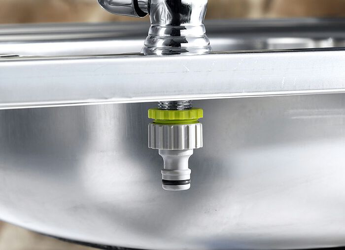 Outdoor-Küche aus Edelstahl SILBER