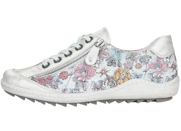 Remonte, elegante Damen-Sneaker, Weite G, mit Reissverschluss SILBER-BUNT