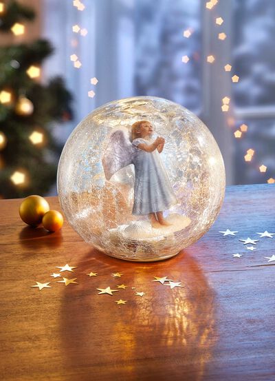 Glaskugel mit Beleuchtung 