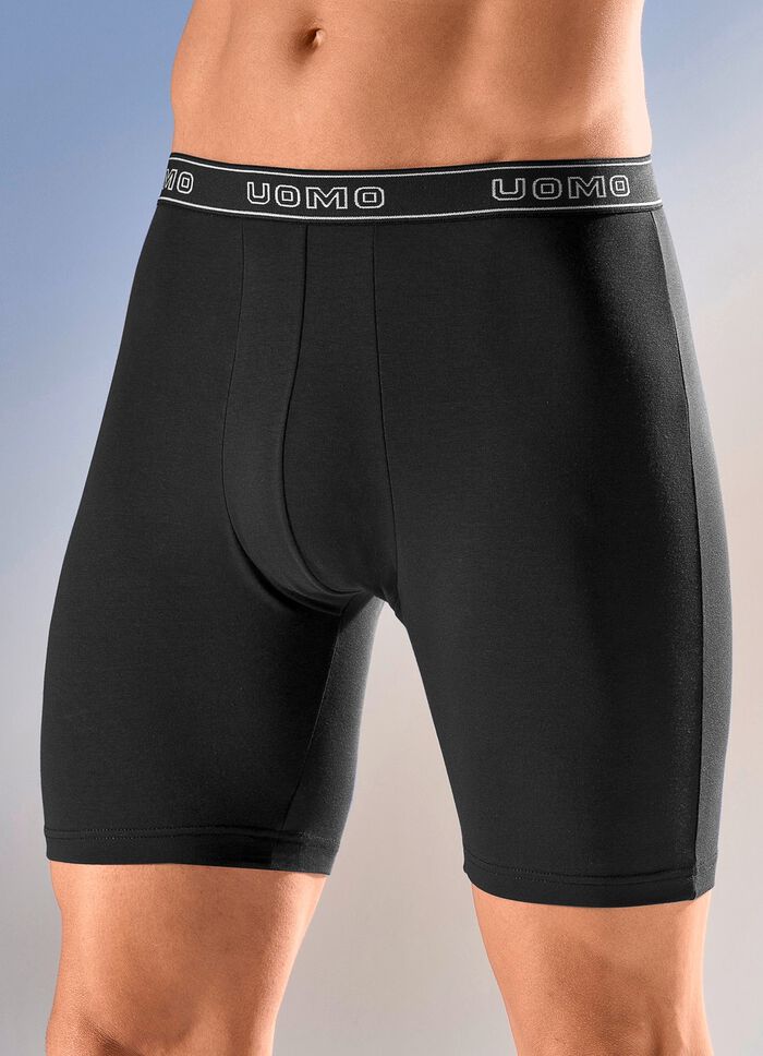 Viererpack Longpants mit Elastikbund 