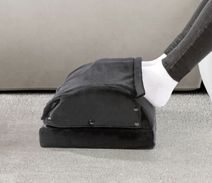 Fuss- und Beinstütze mit abnehmbarer Fusstasche