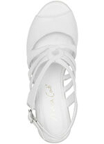 Andrea Conti Sandalette aus Nappaleder WEISS