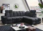 Polsterecke mit Funktion und verstellbaren Kopfst&uuml;tzen ANTHRAZIT