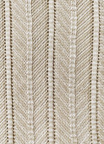 Pullover mit aufwendiger, zweifarbiger Struktur BEIGE-WEISS