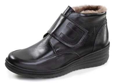 ELENA EDEN, gef&uuml;tterte Damen-Boots, Winterschuhe, Weite H, mit Lammfell 
