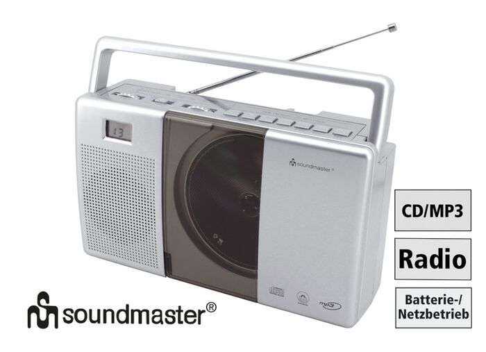 Soundmaster CD-Kofferradio RCD1185 