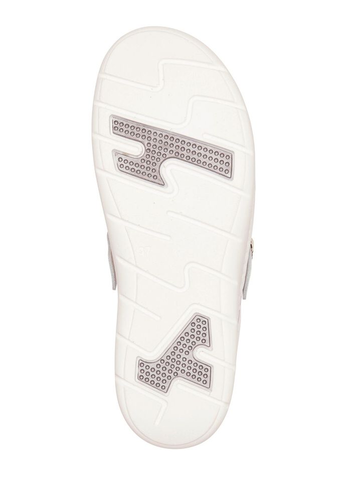 ELENA EDEN, klassische Damen-Clogs, Weite H, mit herausnehmbarem Fussbett WEISS-BUNT