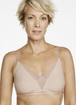 Naturana BH mit elastischen Tülleinsätzen PUDER