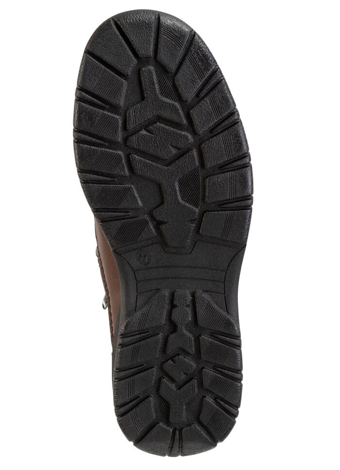 GINO GALANTE, gef&uuml;tterte Herren-Stiefel, Winterschuhe, mit Lammfell MARONE