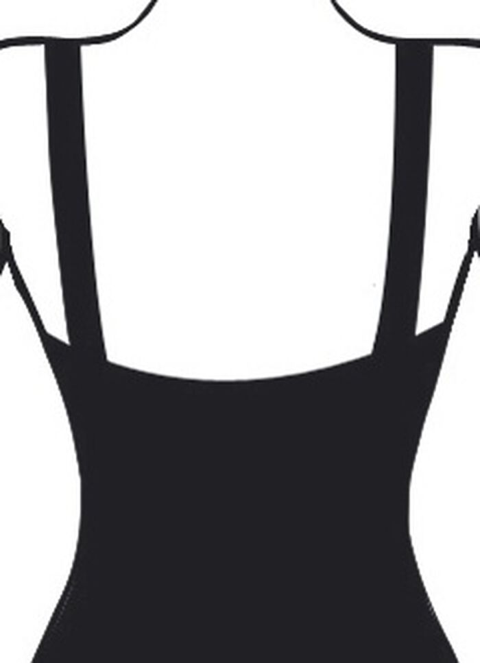 Tankini in Bandeauform, mit verstell- und abnehmbaren Tr&auml;gern 