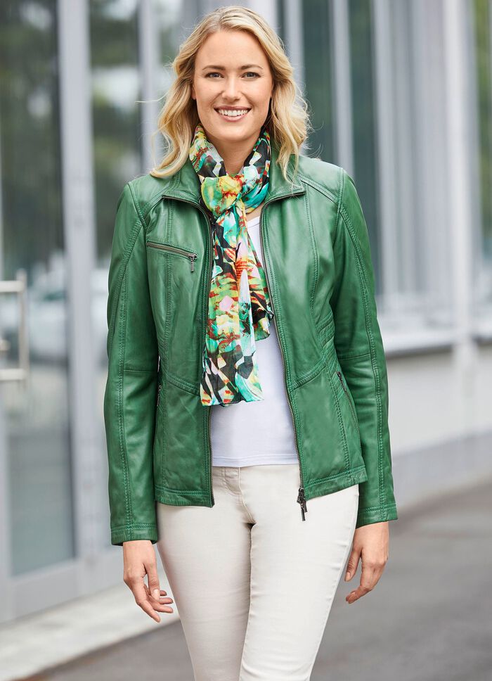 Lederkurzjacke von &laquo;Jilani&raquo; 