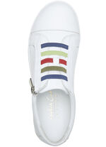 Andrea Conti Sneaker mit bunten Gummib&auml;ndern WEISS