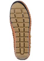 Gemini Mokassin-Stiefelette mit Knitter-Struktur CURRY