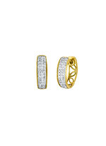 Creolen mit Diamanten 