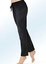 Zweierpack Schlaf- und Freizeithosen mit Kordelzug SCHWARZ/GRAU