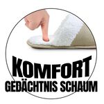 Pl&uuml;sch-Hausschuhe in Wildleder-Optik 