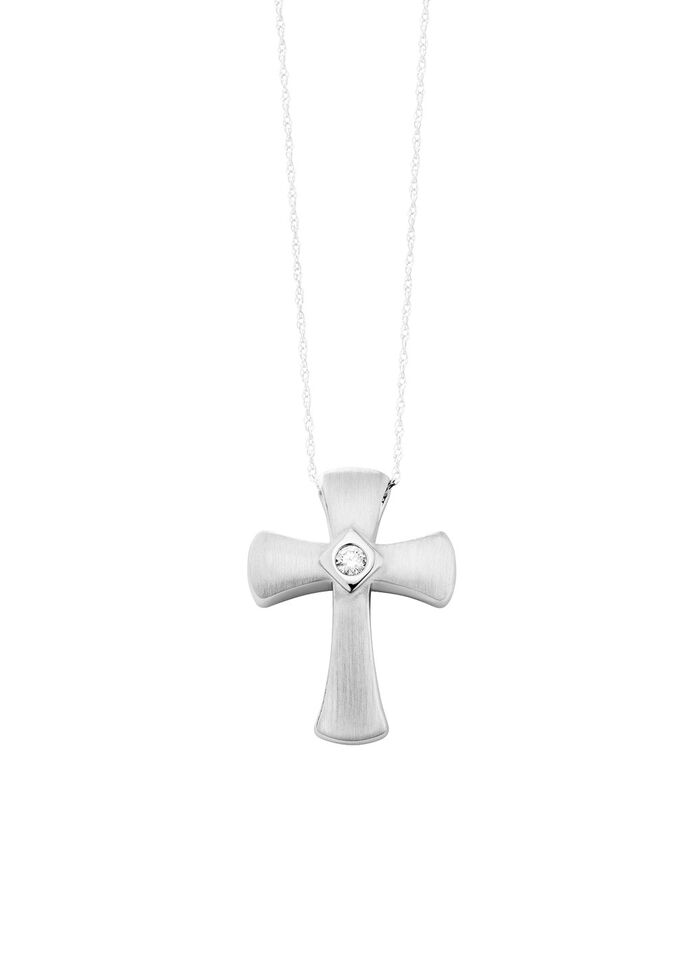 Kreuz-Anh&auml;nger aus Platin 