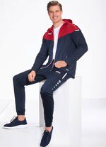 Freizeitanzug von &laquo;Jako&raquo; in 2 Farben MARINE-DUNKELROT