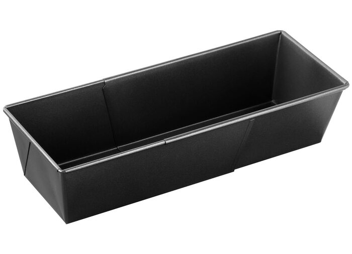 Backblech oder Kastenform, ausziehbar SCHWARZ