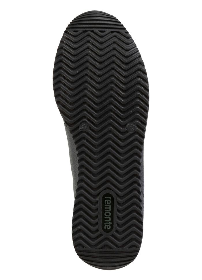 Remonte Schn&uuml;r-Sneaker mit silberfarben schimmerndem Kontrast-Besatz MARINE