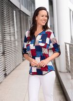 Shirt-Tunika in tollem Dessin 