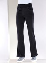 Yoga-Jeans mit ausgestellter Fussweite  