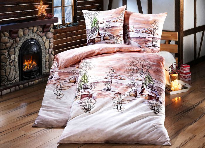 &laquo;DOBNIG&raquo; Bettw&auml;sche-Garnitur in verschiedenen Farben 