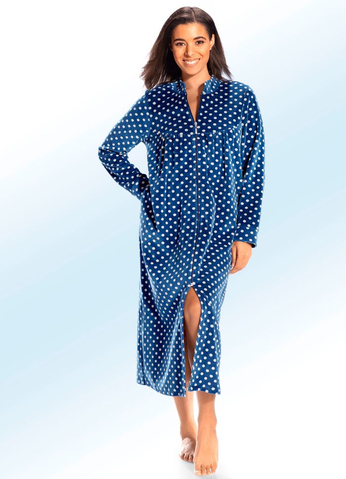 Hausmantel mit Raffung 