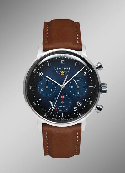 Bauhaus Solar-Herrenuhr 2086-3 