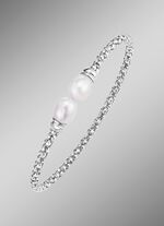 Elastischer Armreif aus Silber 