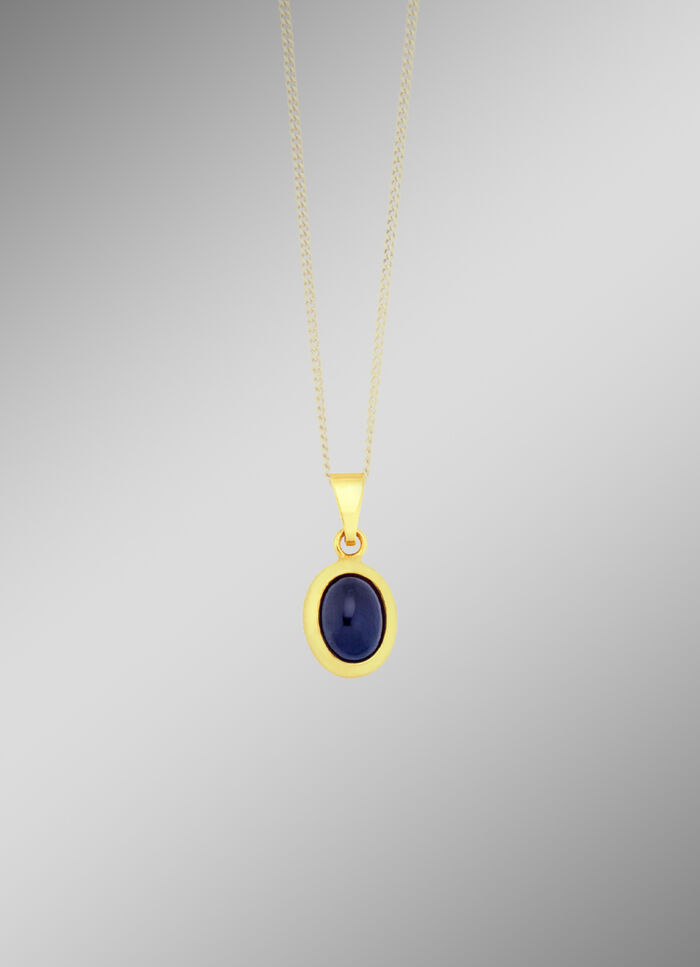 Wundervoller Anhänger mit echt Safir 