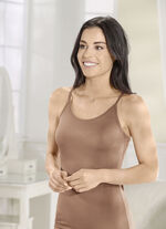 Dreierpack Hemden mt Spaghettitr&auml;gern 1X NOUGAT, 1X WEISS, 1X SCHWARZ