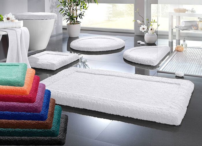 Premium Badgarnitur Superfine Microfaser WEISS