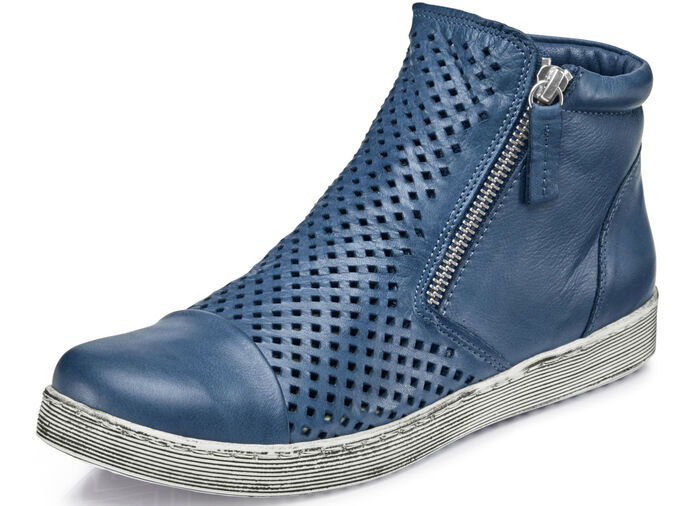 Andrea Conti, sommerliche Damen-Stiefeletten, mit herausnehmbarem Fussbett JEANS
