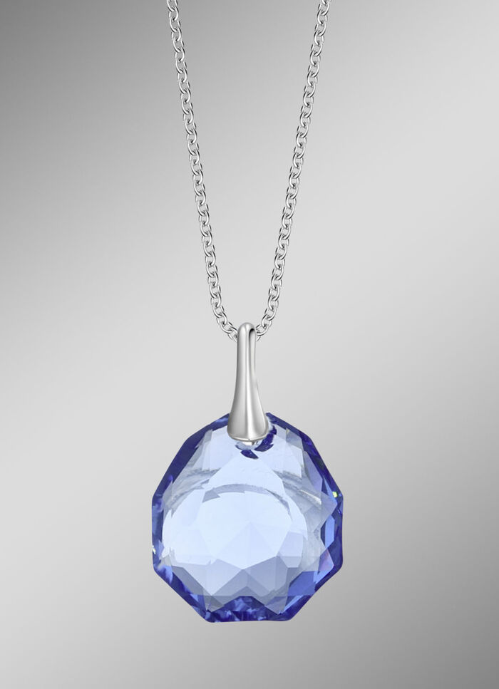 Anhänger mit Swarovski®-Kristall und Ankerkette 