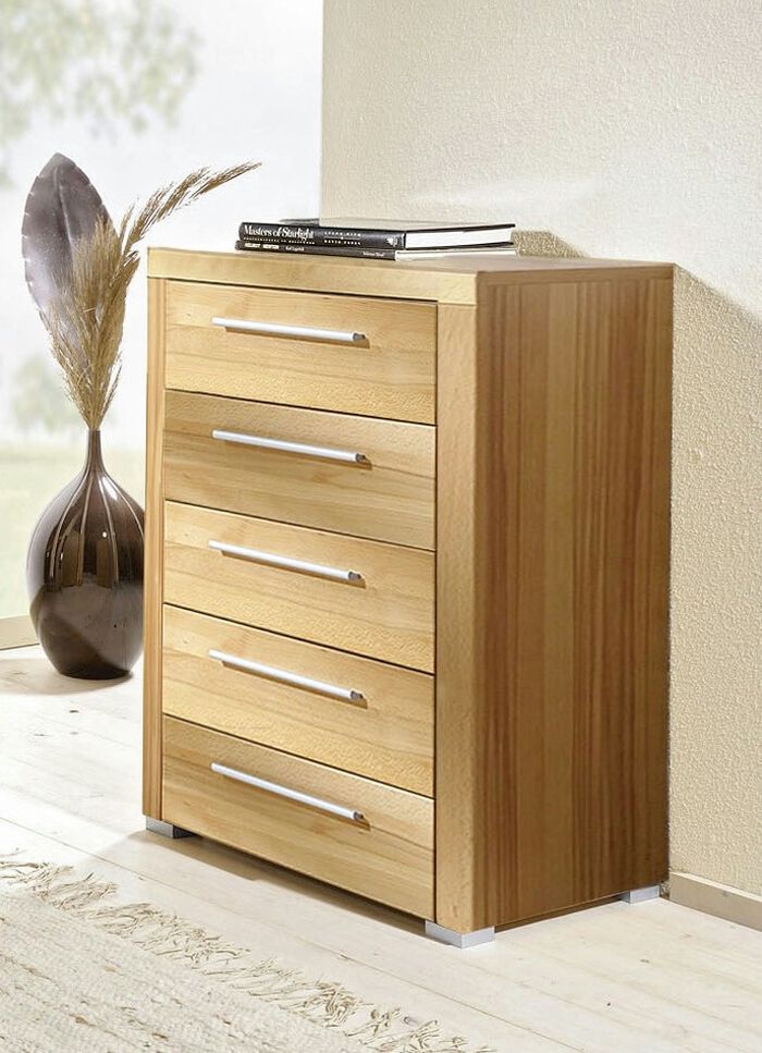 Kommode mit massiver Front KERNBUCHE
